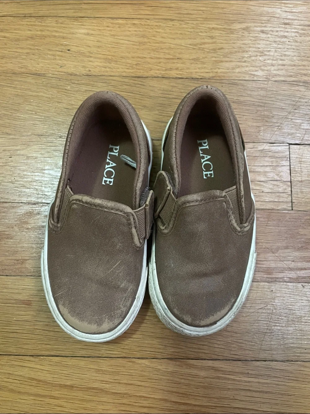 The Children's Place Brown Slip-On Canvas Kids Shoes